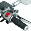 Load image into Gallery viewer, Kuryakyn Hex Grips 1inch Universal Chrome - Side View