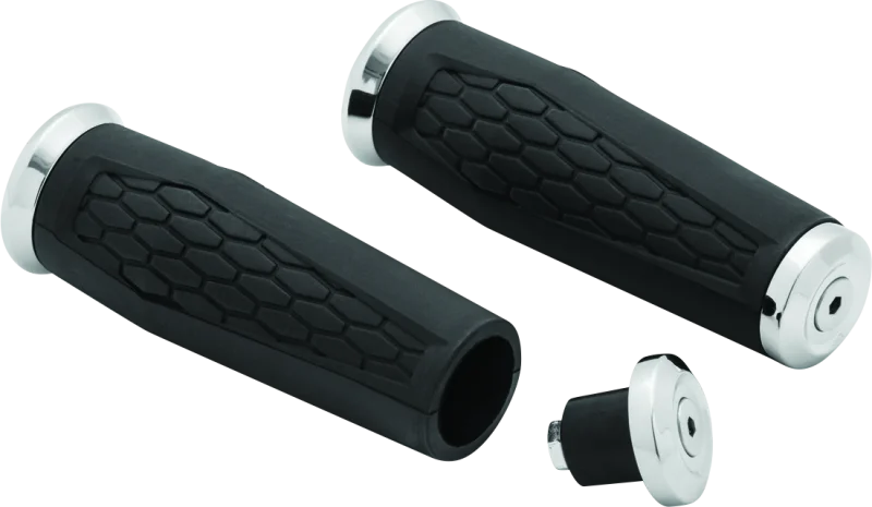 Kuryakyn Hex Grips 7/8inch Universal Chrome