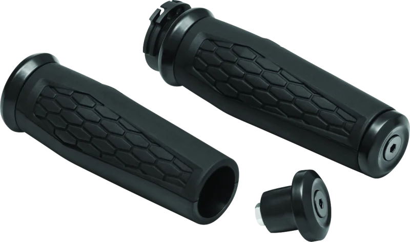 Kuryakyn Hex Grips Dual Cable Black - Main Product View
