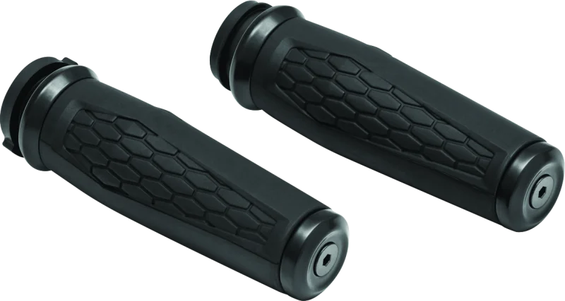 Kuryakyn Hex Grips Thottle-By-Wire Black