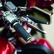Load image into Gallery viewer, Kuryakyn Hex Grips Thottle-By-Wire Chrome - Side View