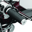 Load image into Gallery viewer, Kuryakyn Hex Grips Thottle-By-Wire Chrome - Detail View