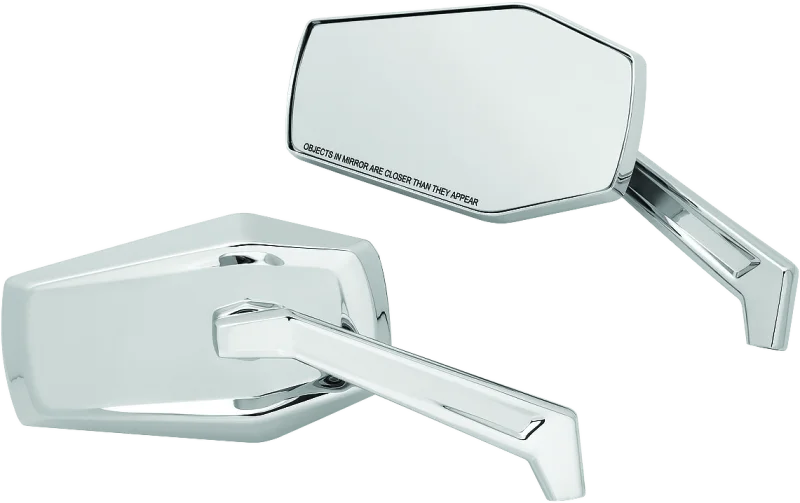 Kuryakyn Hex Mirrors Chrome - Main Product View