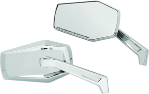Kuryakyn Hex Mirrors Chrome - Main Product View