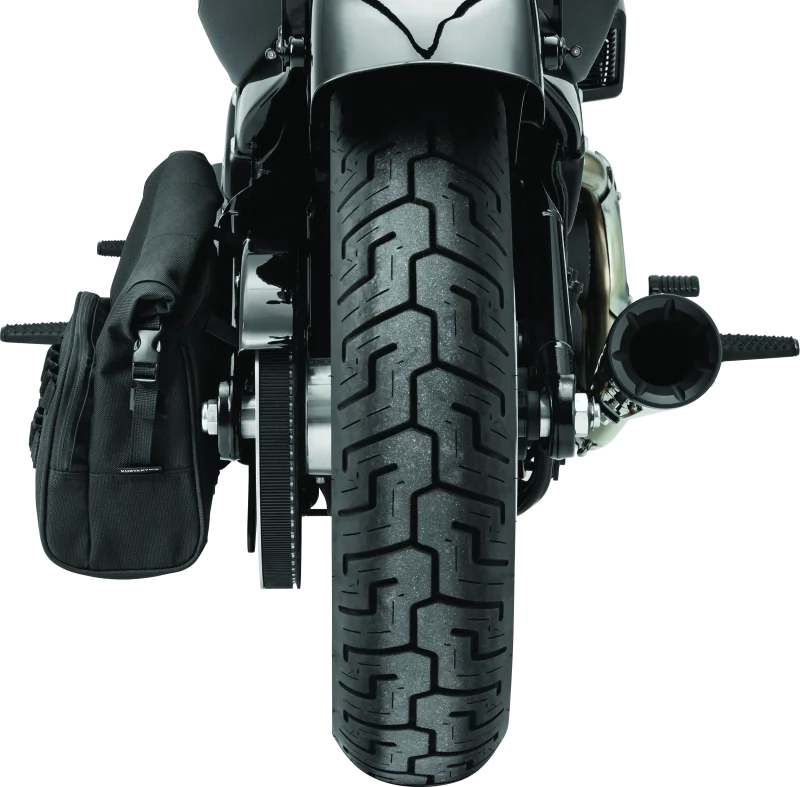 Kuryakyn Hoodrat Universal Swingarm Bag - Side View