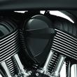 Load image into Gallery viewer, Kuryakyn Horn Cover John Shope Series Black