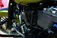 Load image into Gallery viewer, Kuryakyn Hypercharger ES Horn Cover Satin Black - Side View