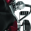 Load image into Gallery viewer, Kuryakyn ISO Brake Pedal Pad Longhorn Chrome - Side View