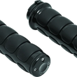 Load image into Gallery viewer, Kuryakyn ISO Grips Dual Cable Black - Main Product View