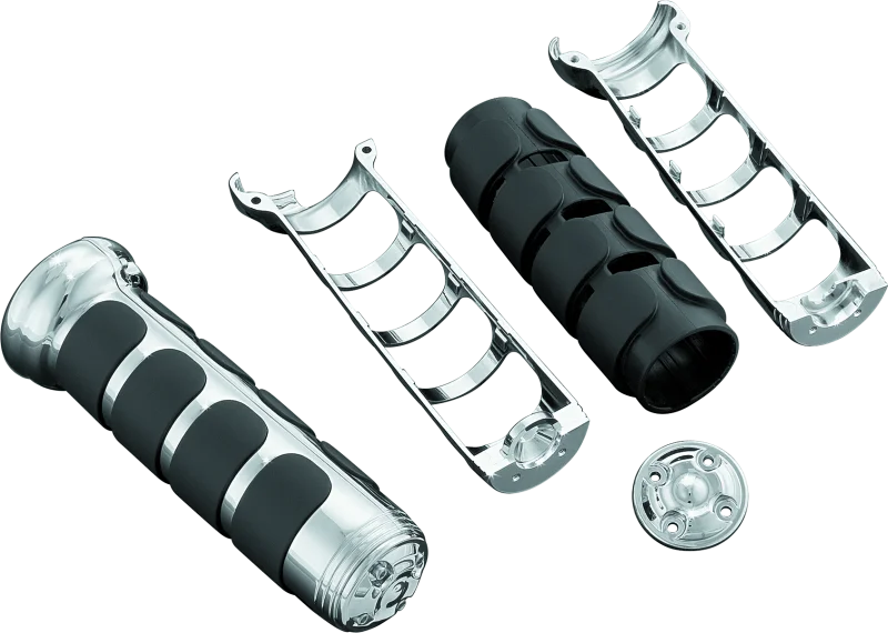 Kuryakyn ISO Grips For GL1800 With Heated Grips Chrome - Main Product View