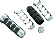 Load image into Gallery viewer, Kuryakyn ISO Grips For GL1800 With Heated Grips Chrome - Main Product View