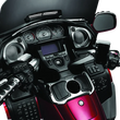 Load image into Gallery viewer, Kuryakyn ISO Grips For GL1800 With Heated Grips Chrome - Side View