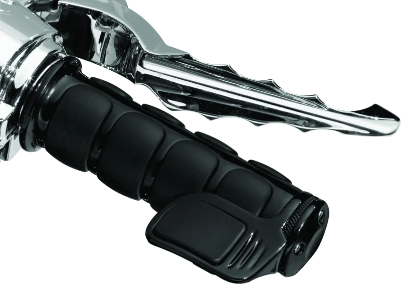 Kuryakyn ISO Grips Metric Cruisers Black - Side View