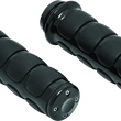 Load image into Gallery viewer, Kuryakyn ISO Grips Throttle-By -Wire Black - Main Product View