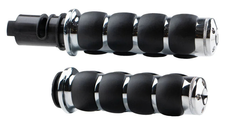 Kuryakyn ISO Grips Throttle-By-Wire Chrome