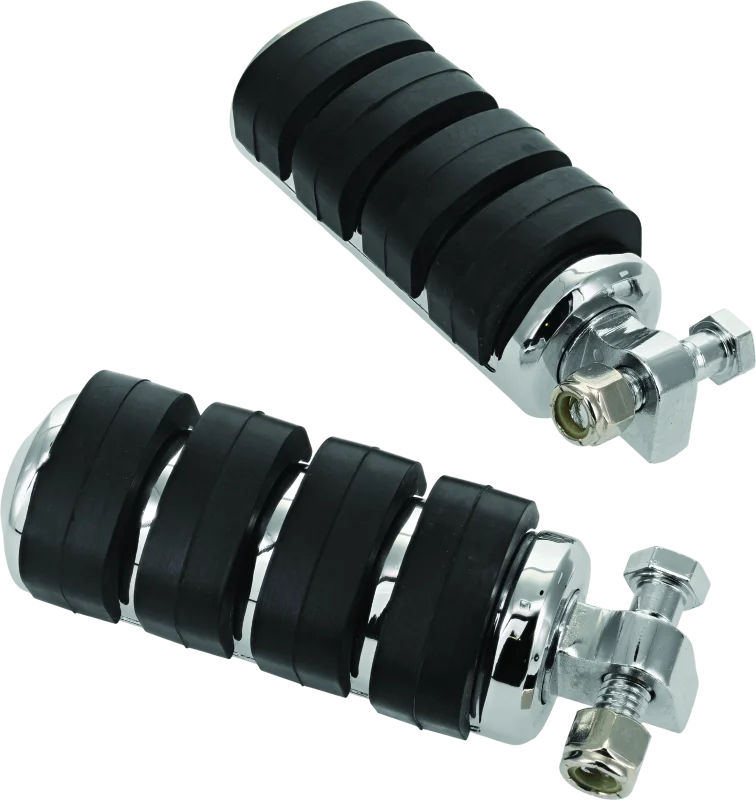 Kuryakyn ISO Peg Large With Male Adapter Chrome (Pair) - Side View