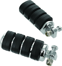 Load image into Gallery viewer, Kuryakyn ISO Peg Large With Male Adapter Chrome (Pair) - Side View