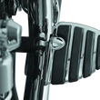 Load image into Gallery viewer, Kuryakyn ISO Wing Mini Boards With Male Mount Adapter Chrome - Side View