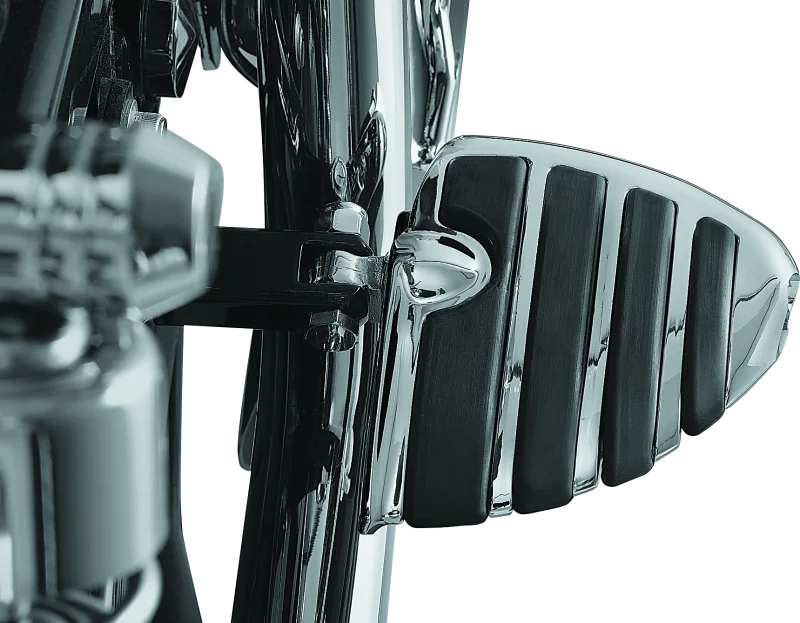 Kuryakyn ISO Wing Mini Boards With Male Mount Adapter Chrome - Side View