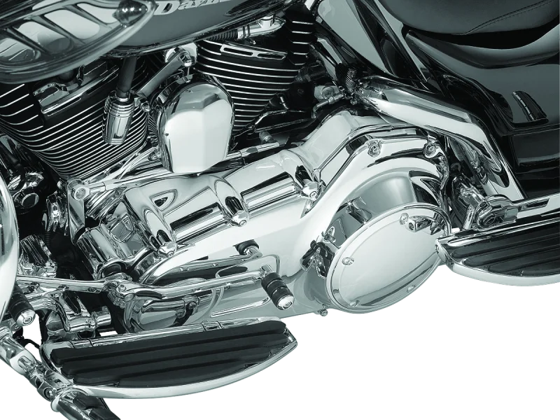 Kuryakyn Inner Primary Cover 07-08 Touring Models Chrome - Side View
