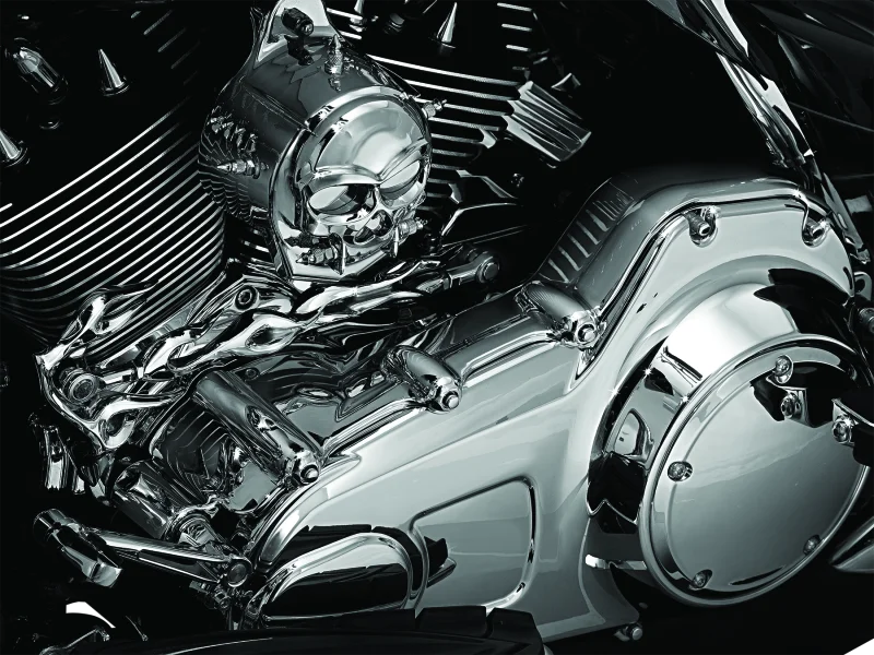Kuryakyn Inner Primary Cover 07-16 Touring Chrome - Detail View