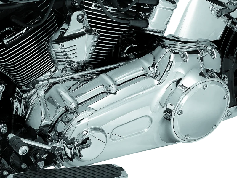 Kuryakyn Inner Primary Cover Softail Chrome - Side View