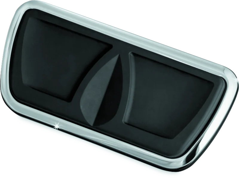 Kuryakyn Kinetic Brake Pedal Pad Chrome - Main Product View