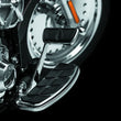 Load image into Gallery viewer, Kuryakyn Kinetic Brake Pedal Pad Chrome - Side View