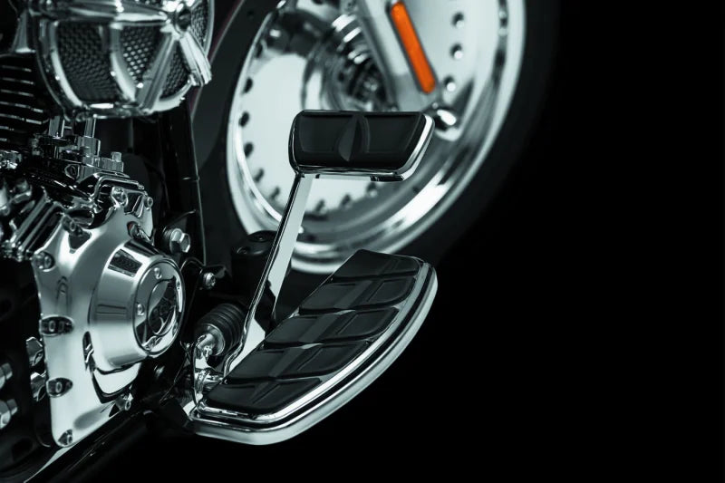 Kuryakyn Kinetic Brake Pedal Pad Chrome - Side View