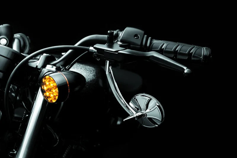 Kuryakyn Kinetic Grips Black - Side View