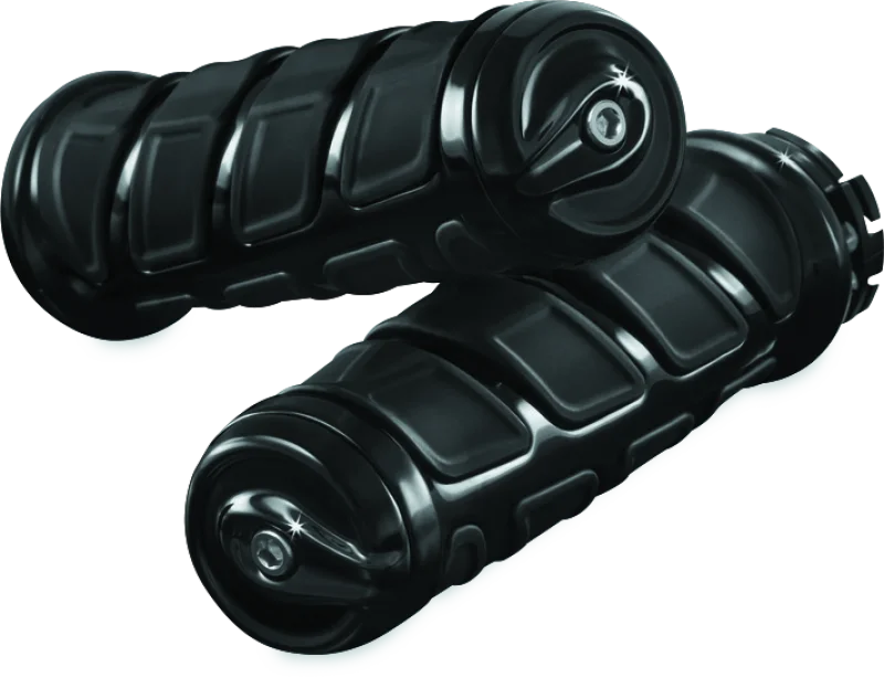 Kuryakyn Kinetic Grips Black - Side View