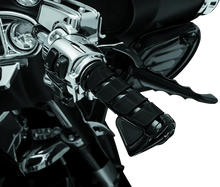 Load image into Gallery viewer, Kuryakyn Kinetic Grips Indian Gloss Black - Detail View
