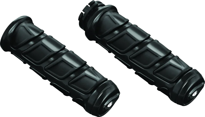 Kuryakyn Kinetic Grips Metric Black - Main Product View