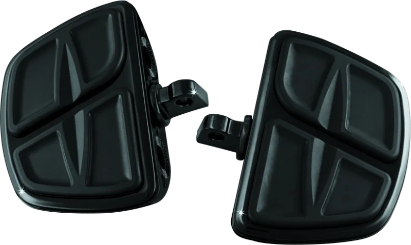 Kuryakyn Kinetic Mini Boards With Adapter Black - Main Product View