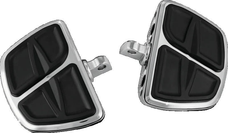 Kuryakyn Kinetic Mini Boards With Adapter Chrome - Main Product View