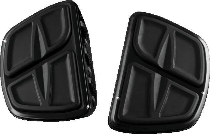 Kuryakyn Kinetic Mini Boards Without Adapter Black - Main Product View