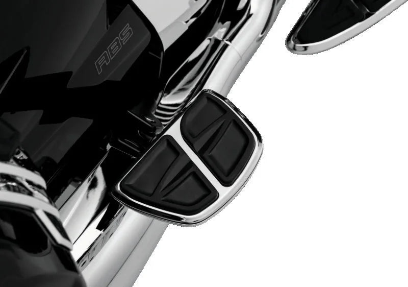 Kuryakyn Kinetic Mini Boards Without Adapter Chrome - Side View