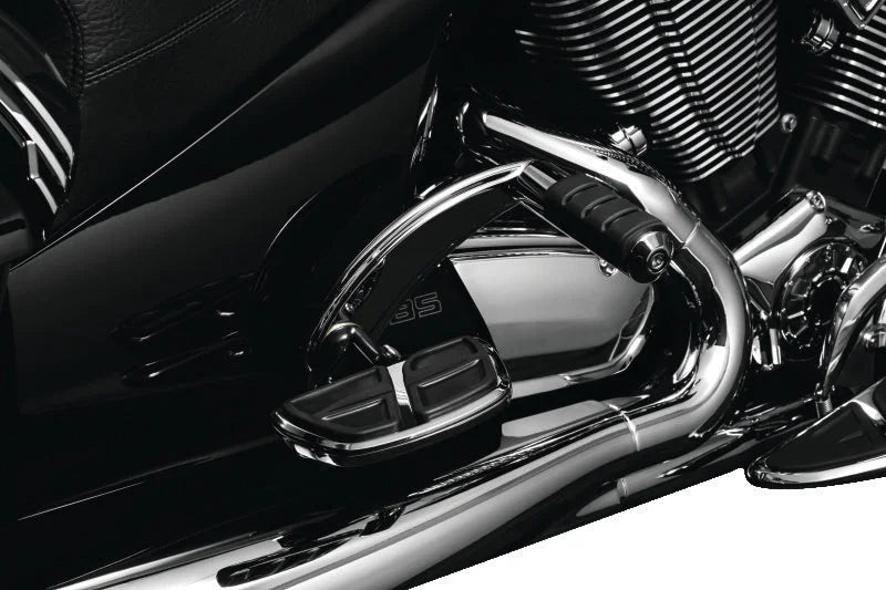 Kuryakyn Kinetic Mini Boards Without Adapter Chrome - Back View