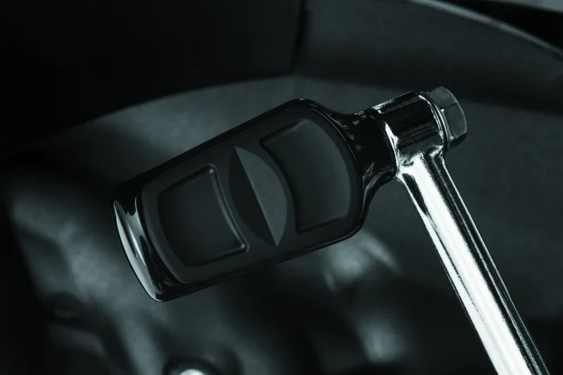 Kuryakyn Kinetic Shift Peg Gloss Black - Side View