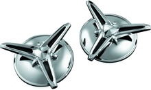 Load image into Gallery viewer, Kuryakyn Knock-Off Center Caps For Trikes Chrome - Main Product View