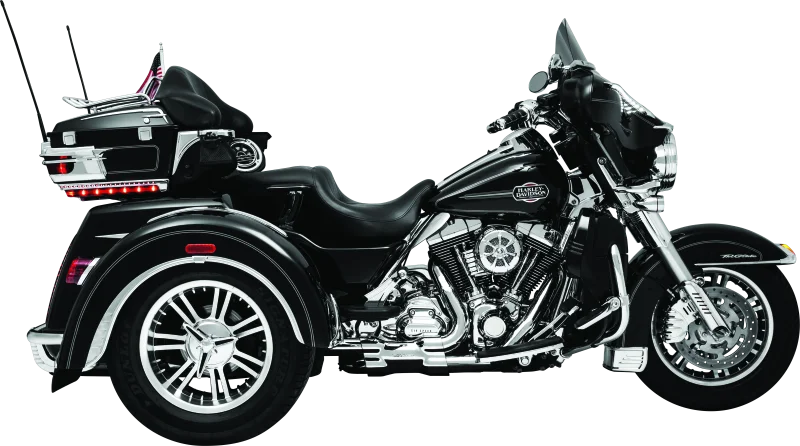 Kuryakyn Knock-Off Center Caps For Trikes Chrome - Side View