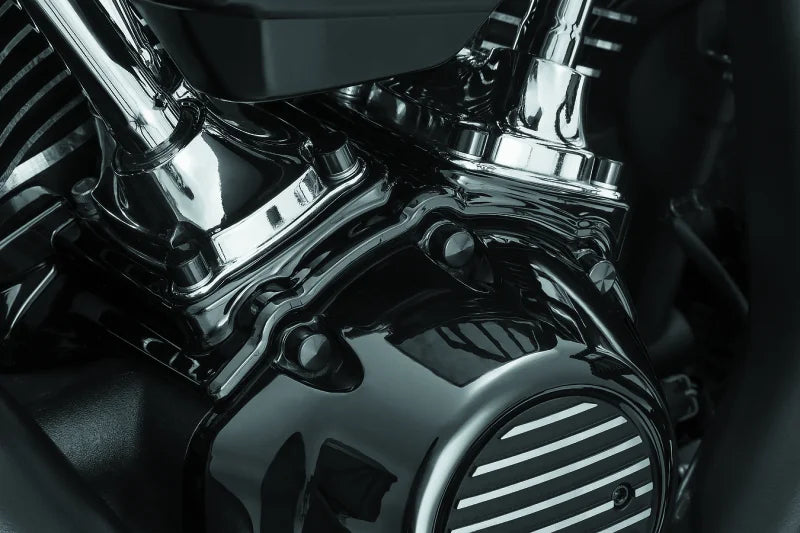 Kuryakyn Kool Kaps Engine Kit Milwaukee-8 Gloss Black - Detail View