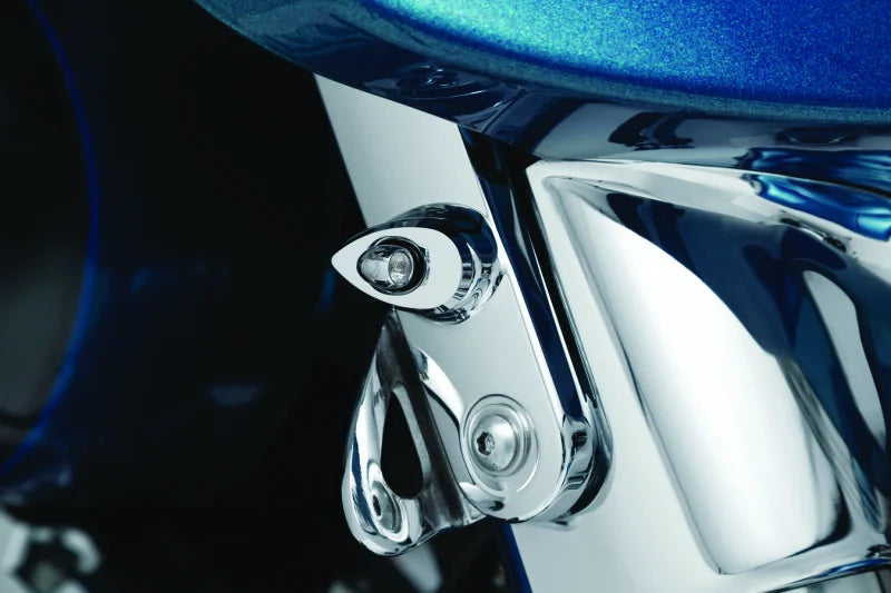 Kuryakyn Kuryakyn Front Turn Signal Mounts Chrome - Side View