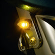 Load image into Gallery viewer, Kuryakyn Kuryakyn Front Turn Signal Mounts Chrome - Detail View