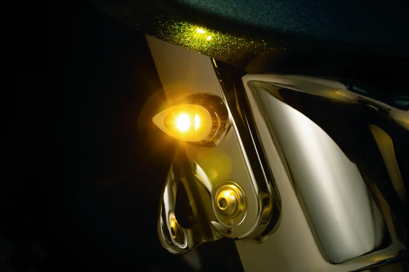 Kuryakyn Kuryakyn Front Turn Signal Mounts Chrome - Detail View