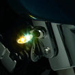 Load image into Gallery viewer, Kuryakyn Kuryakyn Front Turn Signal Mounts Chrome - Side View