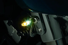 Load image into Gallery viewer, Kuryakyn Kuryakyn Front Turn Signal Mounts Chrome - Side View