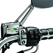 Load image into Gallery viewer, Kuryakyn LED Battery Gauge Universal Chrome - Side View