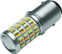 Load image into Gallery viewer, Kuryakyn L.E.D. Bulb 1157 White/Amber - Main Product View