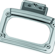 Load image into Gallery viewer, Kuryakyn L.E.D. Curved License Plate Frame Indian Chrome - Main Product View